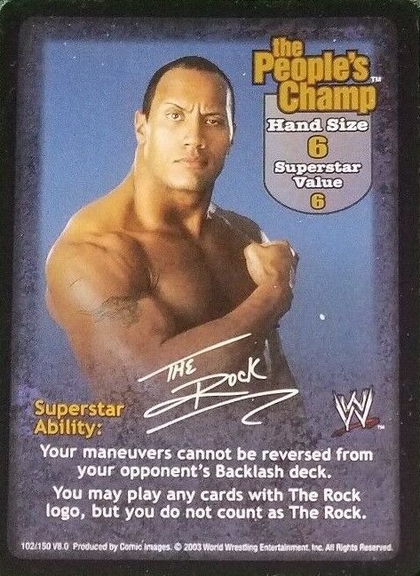 The Peoples Champ face card